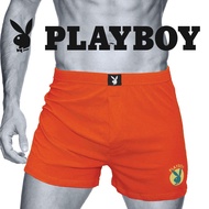 100% COTTON PLAYBOY MEN'S BOXER SHORTS UNDERWEAR | SELUAR DALAM PENDEK TIDUR LELAKI | SELUAR BOXER U