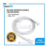 FLEXIBLE WHITE PVC SHOWER HOSE FLEXIBLE STAINLESS SUS 304 HOSE SHOWER HOSE
