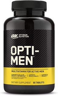 Optimum Nutrition Opti-Men Vitamin C Zinc and Vitamin D E B12  Multi Vitamin 90 Tablets วิตามินรวมสำ