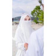 SET BAWAL+PURDAH BIDANG 60&amp;50 (PUTIH) AWNING MEMANG CANTIK SANGAT