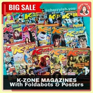 ❐ ◊ ¤ K-ZONE MAGAZINES w/ FOLDABOTS 2 (2012 - 2017)+POSTER, STICKERS &TOYS|Vintage K Zone/KZone Bac