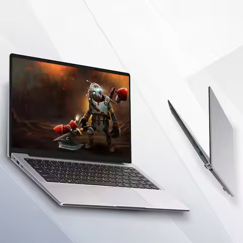 14.1" Student Laptop Intel Pentium N3710 128GB-1TB SSD Win11 ProDual-Core Portable Notebook Lightwei