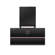 LIVINOX LCH-ROSE-90BL L Shape Hood 1850m³/h Suction Power, One-Touch Auto Cleaning & Touchless Smart
