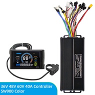 36V 48V 60V 40A 1000W 1500W 2000W Ebike Brushless Motor Drive Controller SW900 Colour LCD Kit for El