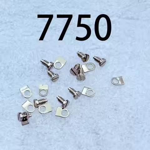 Watch accessory mounting plate, 10 pairs of mounting screws for 7750 movement (10 screws+10 locking 