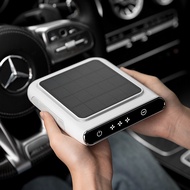 《712》EKLEVA USB Air Purifier Solar Panel Car Negative Ion Air Purifier 1200mAh Battery Activated Car