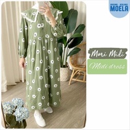 Terlaris Midi Dress Wanita / Midi Dress Rayon/ Midi Dress Jumbo/Dress