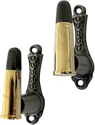 SZCO Supplies Adjustable Bullet Sword Hangers - 44 Magnum Style Expandable Metal Wall Mounts for Swo