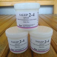 Salep 24 Afiat 30gr / salep 2-4 salep gatal kadas kudis kurap kutu air eksim dan jamur BOX