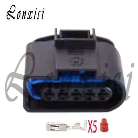 5 Pin 1J0973999A Auto Waterproof Connector MAF Mass Air Flow Plug 1J0 973 999 A For VW Jetta Golf MK
