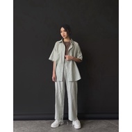 ECINOS - Hanun Top - Green stripes