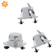 [utruiut0k] 3 Pieces Chrome Tom Drum Leg Mount Bracket Mounting Replacement Access 7x5cm
