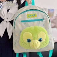 FGJHDETR Knapsack OluMel Turtle Plush Backpack Large Capacity Olu Mel Plush Doll Schoolbag Cute Ins 