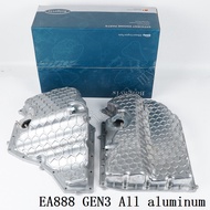 【All aluminum】Engine oil pan For GOLF GTI MK7 PASSAT B8 TIGUAN MK2 AUDI TT Q5 A4 A5 A7 MK3 06K103600