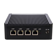 HUNSN Micro Firewall Appliance, Mini PC, OPNsense, Untangle, VPN, Router PC, Intel Quad Core J1900, 