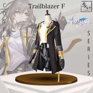 Koimono Trailblazer F Honkai Star Rail HSR MC Female Default Cosplay Set Includes Wig + Shoes / Cosp