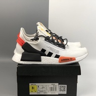 ADS NMD R1 V2 White Solar Red Black Sport Running Shoes