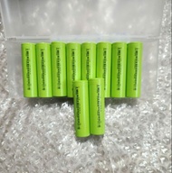 Combo 10 viên Pin sạc li-ion Lishen 18650 đầu bằng màu xanh lá LR1865LA 3.7V dòng xả cao 20A