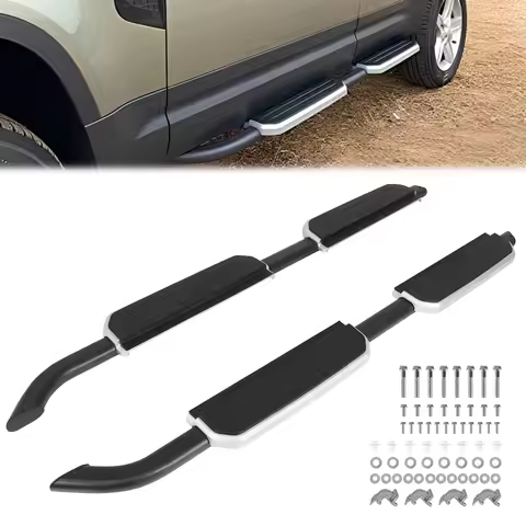 For 2020-2024 Land Rover Defender Running Board High Load-Bearing Side Step Boards Wear Resist Side 