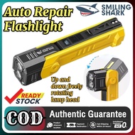 Ready Stock GZ5106 LED Magnetic Flashlight Strong Magnetic Adsorption Multi functional Digital Displ