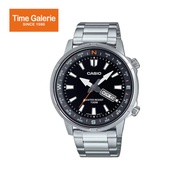 Casio Men's Analog Watch MTD-130D-1A4VDF Silver Stainless Steel Strap Compass Watch