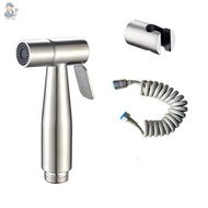 Honcer Tools .Stainless Steel Diaper Sprayer Shattaf Bidet Set with spiral hose for Toilet .