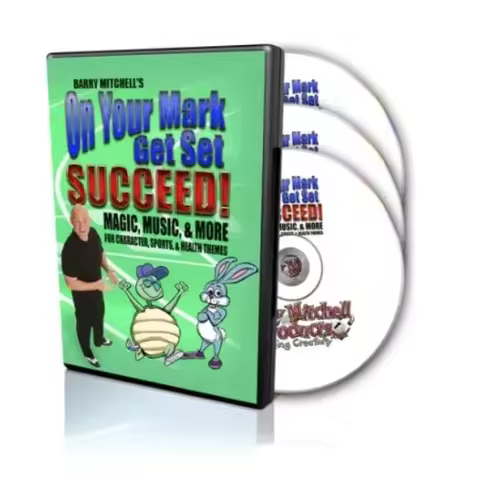 On Your Mark. Get Set. Succeed! by Barry Mitchell (2 video + Music) - Magic tricks (Instant Download