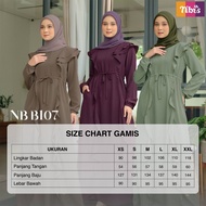 Gamis Nibras Nb B107 / Nb A97 / Gamis Dewasa - Remaja / Fashion Muslim