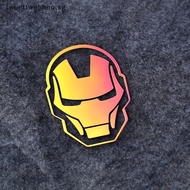 TW Iron Man Avenger Car Black Reflective Sticker Motorcycle Car Truck Vehicle Sticker Invisible Reflective Waterproof Decoration SG