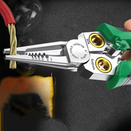 wsustore-- Multi-Function Wire Stripping Pliers Multi-Functional Wire Stripper Scissors Professional