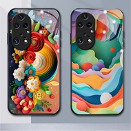 simple Huawei P Series glass phone case P50pro P20 P20pro P30 P30lite P40 P40pro P30pro P8 P20lite H