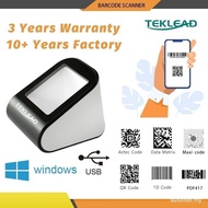 【In stock】OTG conversion connection Desktop 2D 1D QR Barcode Scanner USB Port Automatic Scan Mobile 