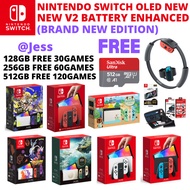 Nintendo Switch V2 New Enhanced Edition/Oled model (Jailbreak) With Games