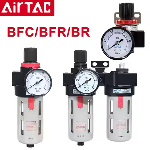 Airtac BR/BFR/BFC-2000/3000/4000 Air Source Processor Pressure Regulating Filter Oil-water Separatio