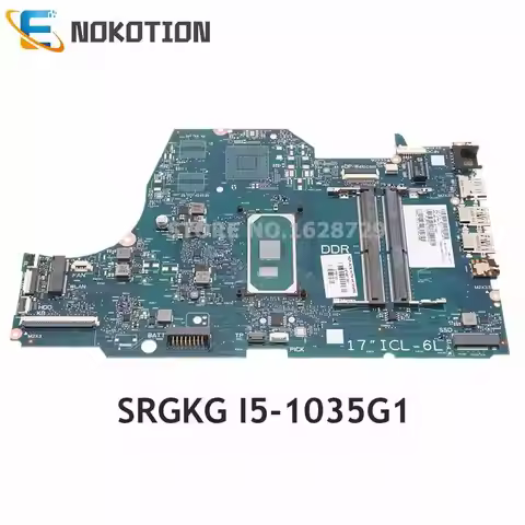 For HP 17-BY L87451-001 L87451-601 SNAPE01-6050A3168901-MB-A02 Laptop Motherboard SRGKG I5-1035G1 CP