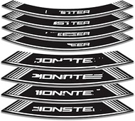 Rim Wheel Decal Stickers 8 Pcs Motorcycle Wheel Decals Rim Sticker Decal For D&UCATI For Monster1200