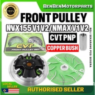 YAMAHA NVX155 V1 V2 / NMAX155 V1 V2 CVT RACING FRONT PULLEY SET WITH COPPER BUSH 100% ORI TAIKOM NVX