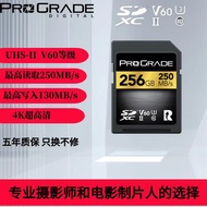 แพลทินัม ProGrade ดิจิตอล SD V60 512G 4K DSLR การ์ดเก็บข้อมูลเฉพาะ SD การ์ดขนาดไมโคร