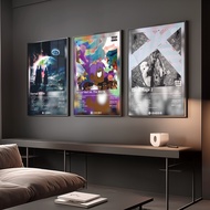 Lil Uzi, Central Cee Poster Music Album With Frame Wall Decor Living Room Bedroom Work Space