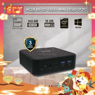 Acer RB102-13U5U / 13U7U Mini Desktop PC (i5-1334U 4.6GHz / i7-1355U 5.0GHz,16GB D4,512GB SSD,Intel,