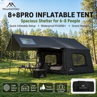 MOUNTAINHIKER Khemah kembung Inflatable Tent 8+8㎡pro Family Tent Luxury Tent Rainproof Thickened Qui