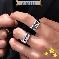 ZAIJIEE Love Ring, Rotatable Silver Mood Ring, Funny Adjustable Fidget Fidget Ring Jewelry Gift