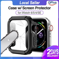 [SG] Heavy-duty iWatch Case with Tempered Glass Screen Protector Rugged Armour Design for Apple Watch Series 6/5/4/SE