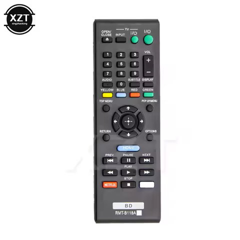 RMT-B118A Replaced Remote Control for Sony Blu-Ray DVD Player BDP-BX18 BDP-S185 BDPBX3100 BDP-BX39 B
