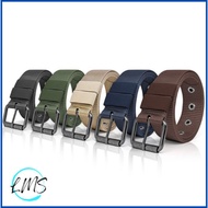 [LMS] MEN'S CANVAS NYLON BELT HEAD BUCKLE NEEDLE MODEL MEN BELT