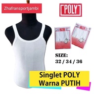 3Pcs. 6Pcs Adult Men's Poly Singlets Men's Undershirts
