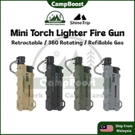 CampBoost SHINETRIP Mini Torch Flame Lighter Butane Gas Gun Fire Starter Camping Lighter Jet Lighter
