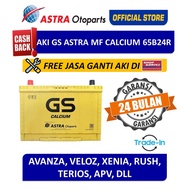 VOUCHER Aki GS ASTRA MF Calcium 65B24R Avanza Xenia Rush Terios Veloz Free Jasa Ganti
