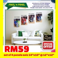 🔥SPECIAL OFFER🔥4 FRAME SAIZ 14"X10"@12"X12"