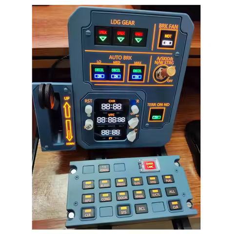 WINWING 32 ECAM Flight Simulation game control panel /WW 32 AGP Metal Automatic Braking Takeoff Land
